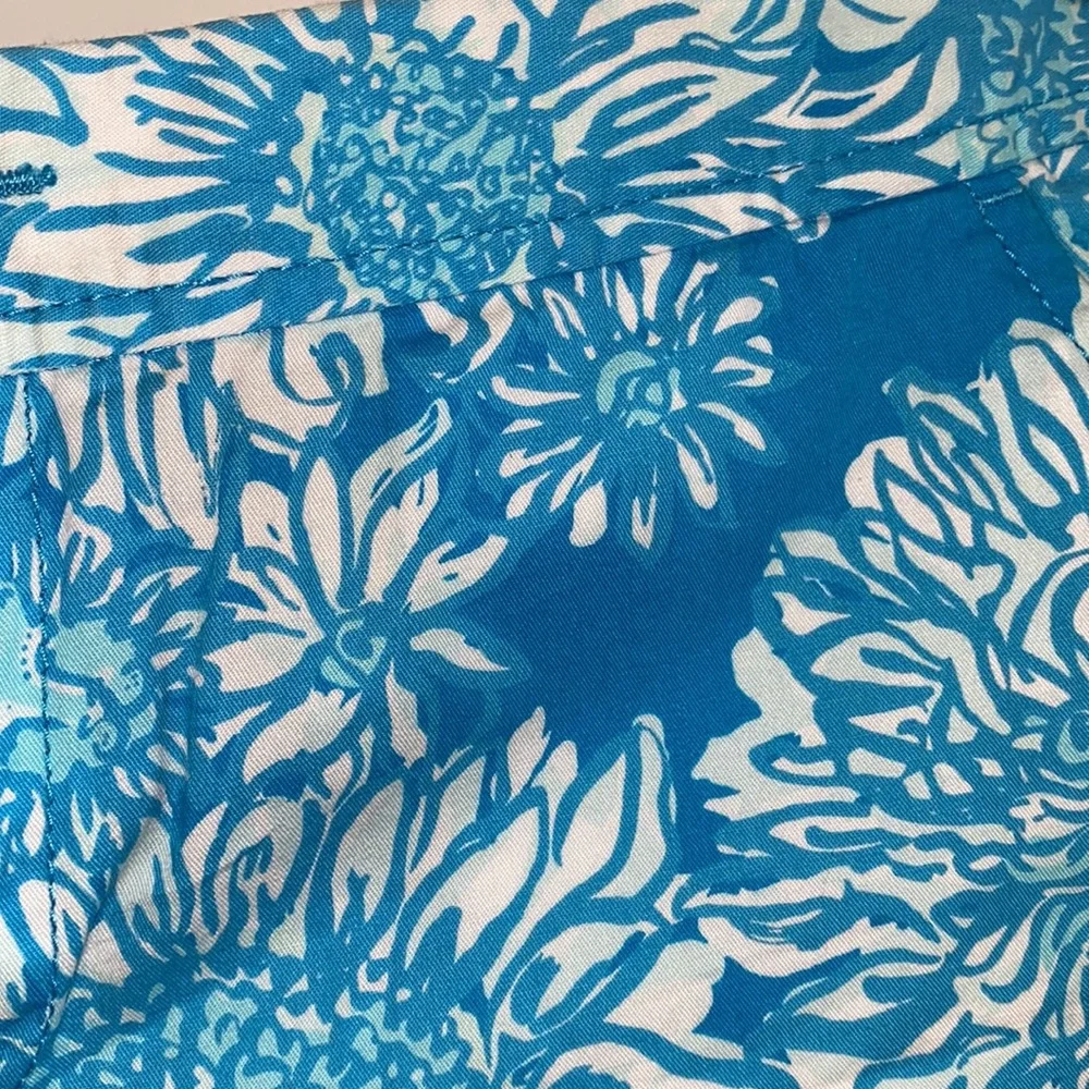 Lily Pulitzer Buttercup Short Blue White Size 10 - Picture 3 of 4